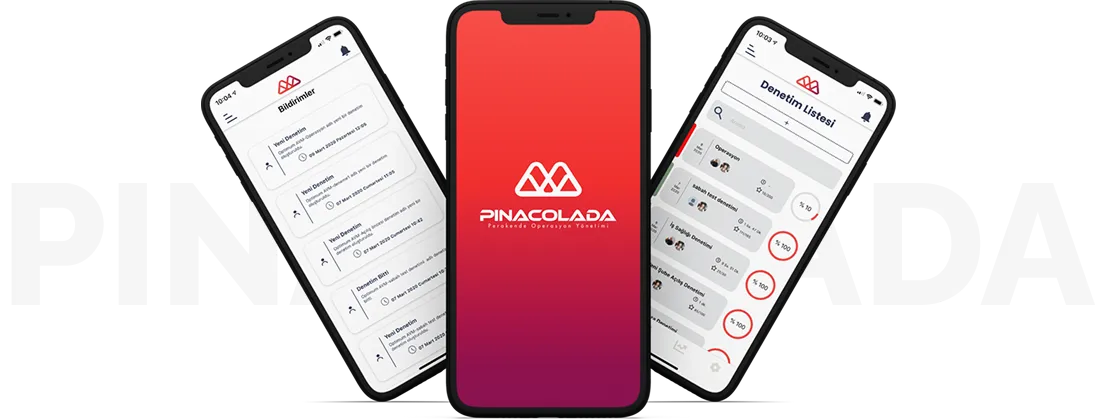 Pinacolada AI mobil uygulama arayüzü